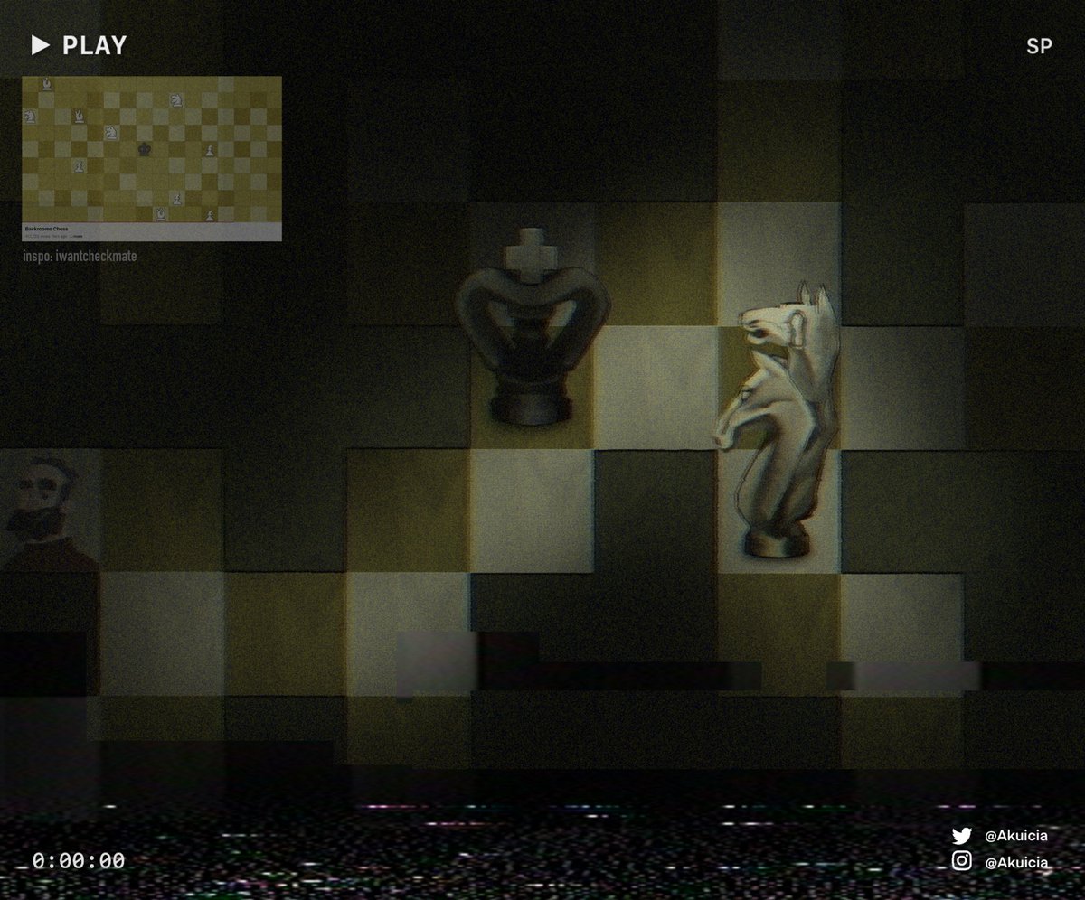 vAKUated's tweet photo. backrooms chess https://t.co/E7MoOCAFox