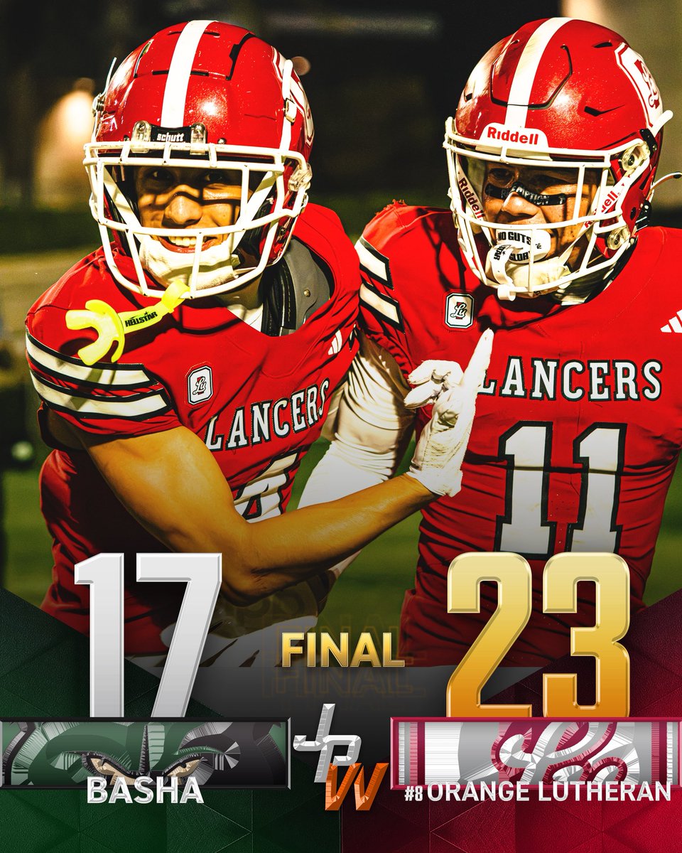 JPWestMedia's tweet photo. #8 Orange Lutheran gets a big win over Basha to improve to 2-1 on the season

Photo: Edgar Puentes (@epuentes.media) https://t.co/nA3jbhsrcS