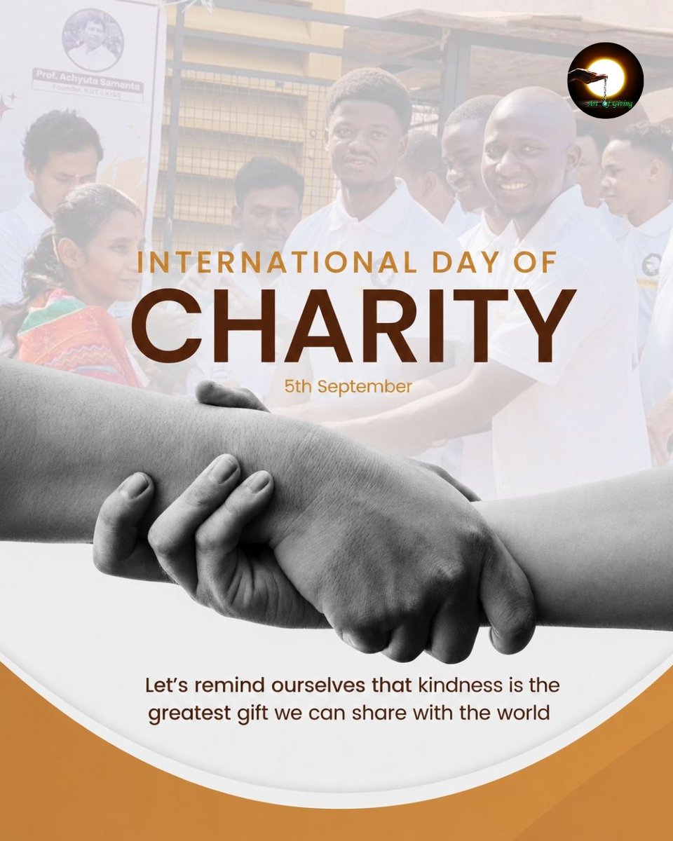 artofgiving_net's tweet photo. #InternationalDayofCharity  reminds us that every act of giving can bring hope, restore dignity, and create meaningful change. Let us share what we can, support those in need, and make compassion and service a way of life. https://t.co/G5sPDHnLd5