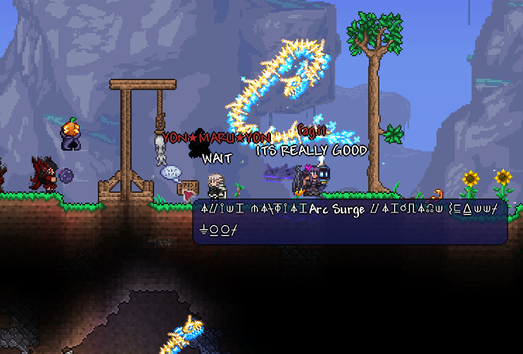 tomatdev's tweet photo. we've been farming for arc surge for 2 days and it's taking its toll https://t.co/2CEKZy4HJL