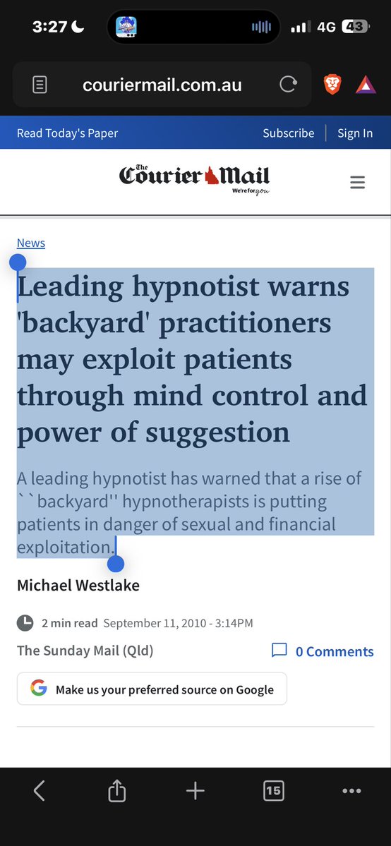 P_E_no_1's tweet photo. Leading hypnotist warns 'backyard' practitioners may exploit patients through mind control and power of hypnosis
https://t.co/qT8qURWn5R https://t.co/uzBHbTPMoE