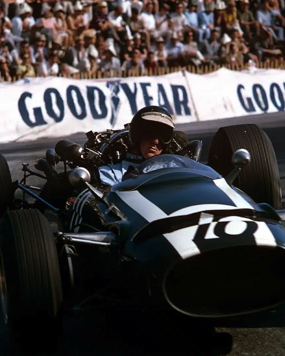 F1History1950's tweet photo. Remembering Jochen Rindt, who died #OnThisDay 5 September 1970, who became the only posthumous Formula 1 World Champion after a fatal crash in his Lotus during practice at Monza, at the approach to the infamous Parabolica corner. Rindt was running a wingless setup to increase straight-line speed when he veered left into a barrier, causing his car to collide head-on with a stanchion. Tragically, Rindt’s simple lap belt caused him to slide underneath and suffer fatal injuries.

His death was the third fatality of the 1970 season, following the losses of Bruce McLaren and Piers Courage in earlier accidents. Later investigations determined that the accident was triggered by a failure of the car’s right front inboard brake shaft. However, they concluded that Rindt’s death resulted from improperly installed crash barriers. Colin Chapman disputed the claim that the broken brake shaft caused the accident, insisting that the shaft only broke upon the wheel’s impact with the barrier.

His good friend and business manager Bernie Ecclestone was one of the first on the scene, leaving with only two sad souvenirs: a battered helmet and a single shoe thrown some distance from the wreckage.

The fatal accident happened near the spot where his boyhood hero Wolfgang von Trips had been killed in 1961. At that time, von Trips was leading the championship, just as Rindt was. But while von Trips was beaten to the title by his Ferrari teammate Phil Hill, Rindt, even after his death, remained the uncontested 1970 Drivers’ World Champion—a title he undeniably deserved.

#f1 #formula1