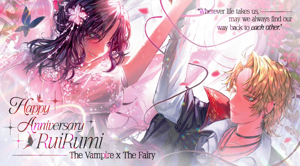 Viatrix_eriyna's tweet photo. 🪷ㅤ𔓯꯭𔓯 ㅤ COLORFUL YEARNING ────ㅤ 𔓕ׁㅤㅤ

       [ RUI MIZUKI X KIRUMI KOCHO AS FAIRY AND VAMPIRE]

♡:ㅤ[ love ] HAPPY 1ST ANNIVERSARY TO RUIRUMI!! 💀🦋

© Carrioneaters

#tkdb夢 #tkdbyume #ruirumi https://t.co/swYIr7dkt4
