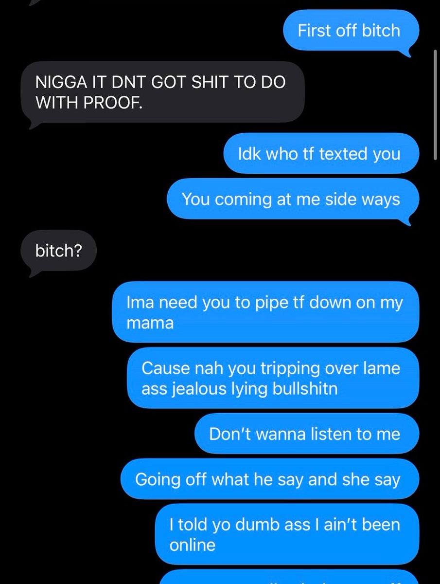 TNKYII's tweet photo. @puxcgo that explains why that sickle cell dingy bitch was acting like this 😭 believing a loser ass catfish got a pea of a brain. Both of them dumb turtle fucks deserve each other. Mf down my throat about loyalty, fucking on his ex “STILL” lmao. He talked so much shit about Cyn and his goofy ass got played.

Cyn wit ha bird brain loser ass , you clearly don’t get dick in rl acting stupid over pixel dick. Bitch go find you some toys to go play. Fetching for dick on a game, it ain’t that serious. Bugga boo coming up with fake scenarios. Bitch go take yo meds, you unstable schizophrenic ass bitch.