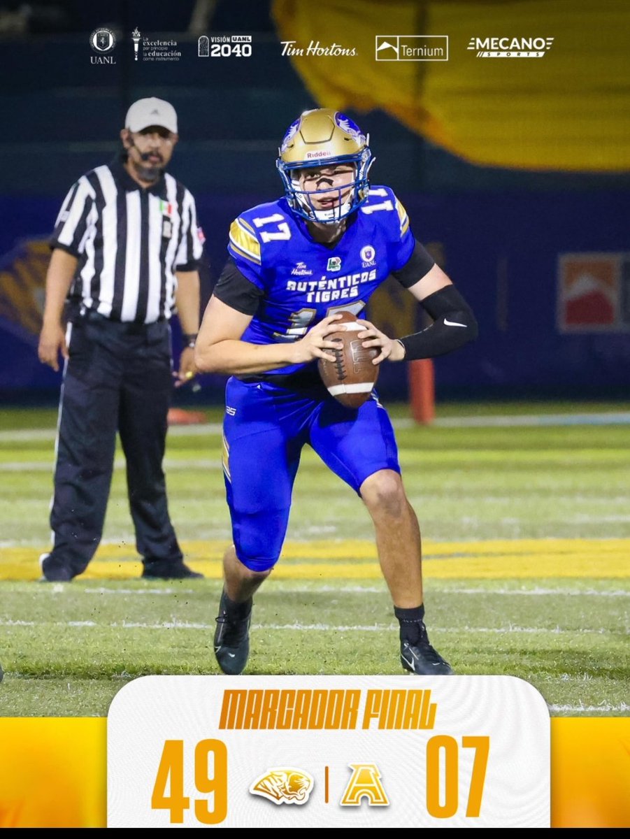 sebasfootball's tweet photo. Sólida apertura de Mirko Martos.
Qué miedo, ¿verdad? , un ataque que sabe correr y un QB que es un coach en el campo, que se mueve bien en la bolsa y te hiere con su brazo
¡Te quiero mucho, Mirko!
49 puntos en dos cuartos y medio con equipo titular e hincándote a punto de anotar. https://t.co/urdagDXXma
