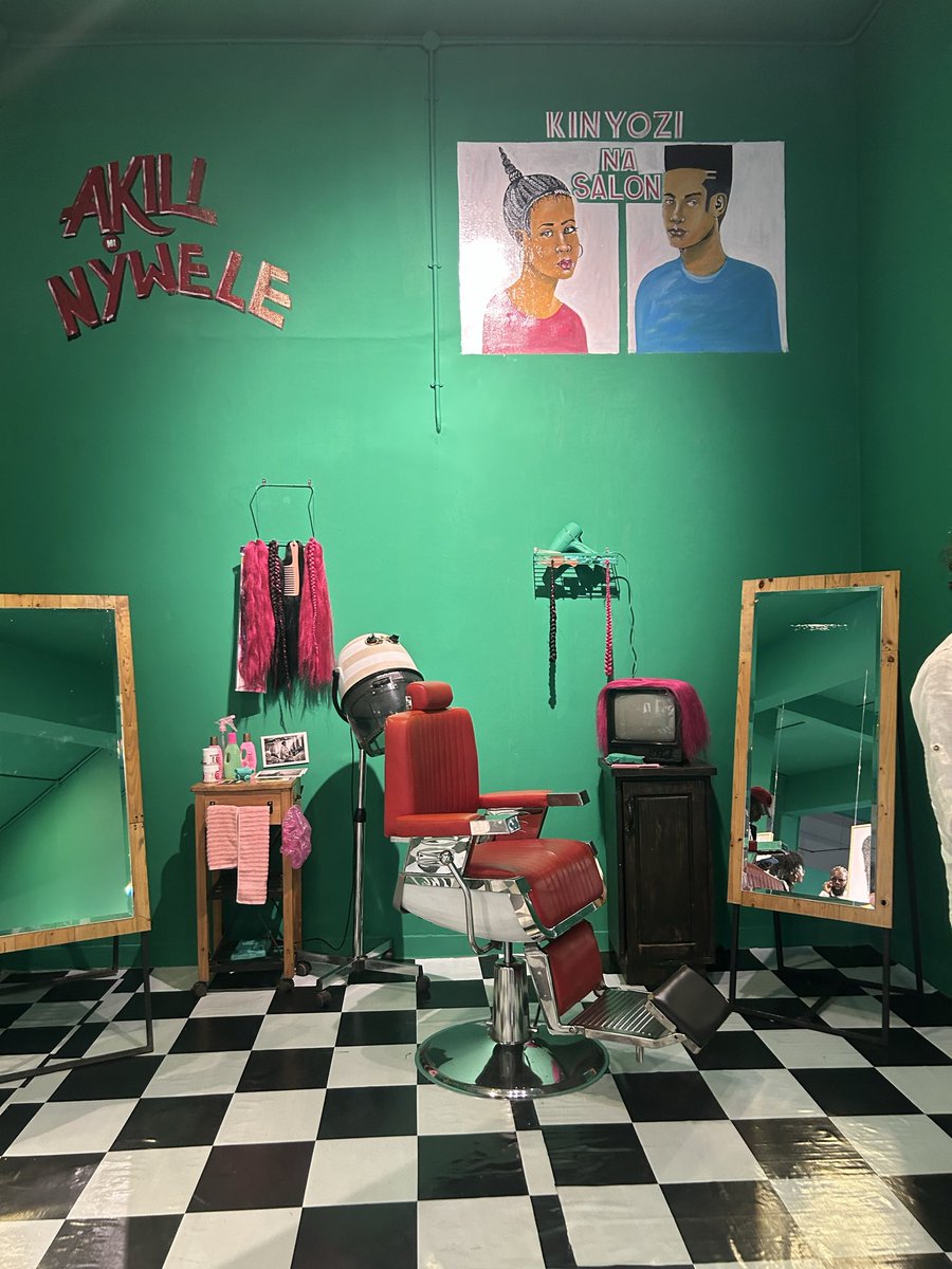 LAfrohemien's tweet photo. The Akili Ni Nywele exhibition by @truthslinger × Henry Robinson opens today at the Heltz House, Ngara. You should check it out! https://t.co/hKbtLpf65f