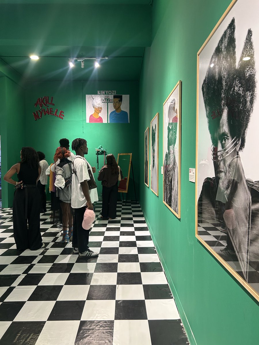 LAfrohemien's tweet photo. The Akili Ni Nywele exhibition by @truthslinger × Henry Robinson opens today at the Heltz House, Ngara. You should check it out! https://t.co/hKbtLpf65f