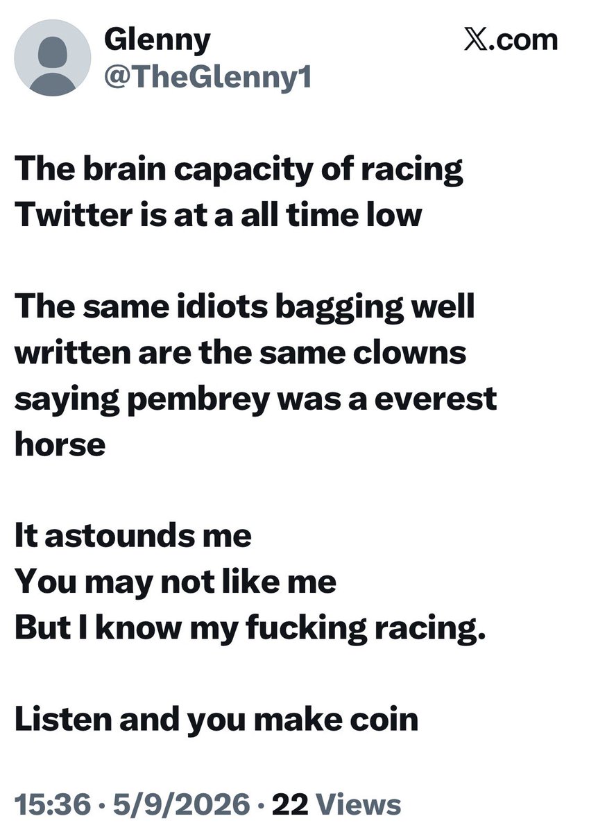 allinpocketsK's tweet photo. You block anyone that challenges your opinion so no one can take you seriously @TheGlenny1 
Carrying on like you know it all and deleting everything you get wrong sums you up https://t.co/RzlfucYe1l