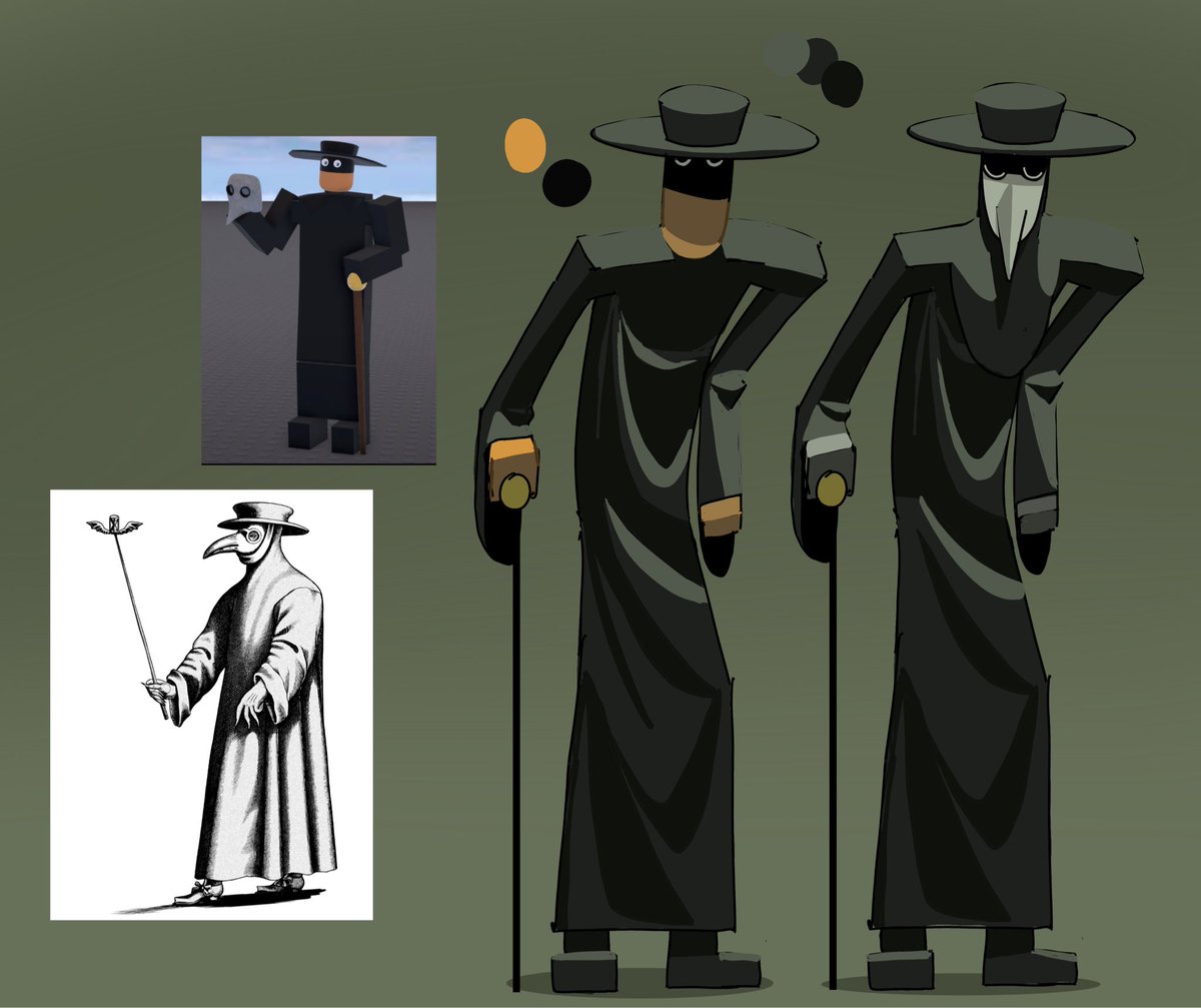 Jami_lool's tweet photo. Art of the plague doctor (character by @DrDeconstrction)

#robloxconstruction #constructionroblox https://t.co/itQguDKDrZ