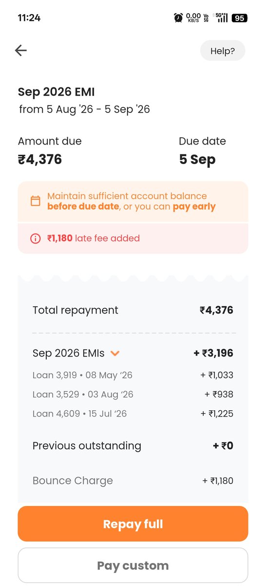 tosiftaarwala's tweet photo. @MoneyTapApp My due date is today but why added bounce charge me time se pay kr rha hu https://t.co/4QmfLYAmPY