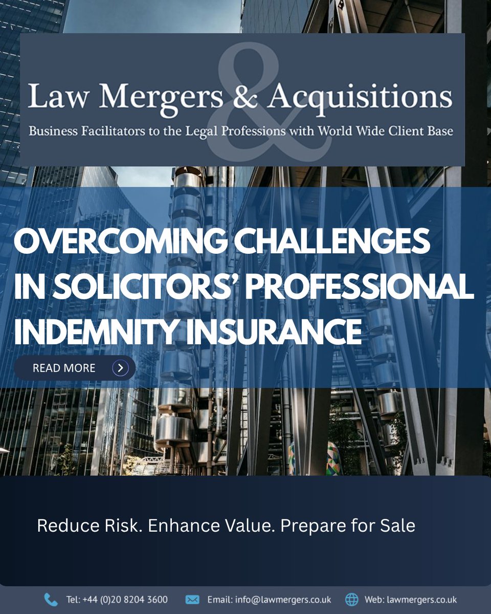 LAWMERGERS's tweet photo. https://t.co/TZoAmBXyhB
Overcoming Challenges in Solicitorsโ PII
#legalfirms #lawfirms #lawmergers #legalprofession #legalnews #LawFirmValuations #MergersAndAcquisitions
#Acquisitions #NationwideLaw #lawfirmacquisitions #professionalindemnityinsurance #PII https://t.co/QawSa5zLWO