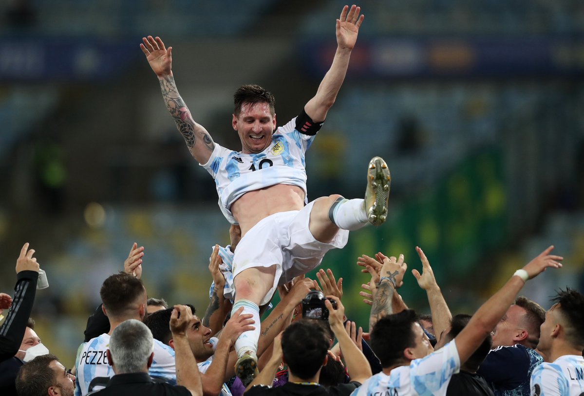 GBarca_'s tweet photo. I still remember how happy he was after winning his first Copa America 😭❤️ https://t.co/Z2jSHmRCLf