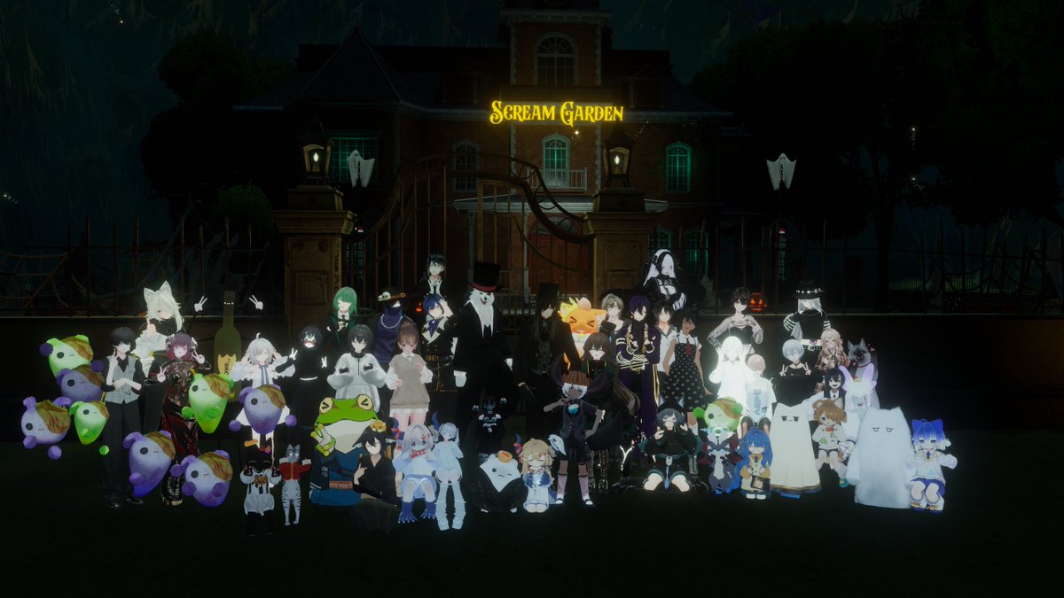 Rin32VRC's tweet photo. フレンドさんに誘われて初めてのSCREAM GARDENに行ってきました！
パーティクルライブめっちゃきれいだった✨
お話する時間も楽しかったです！
また機会があったら行きたい！😊
#VRC_SCREAM #VRC_庭 https://t.co/mf19yj8Sjf