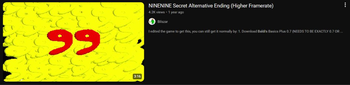 AucketGeadJing's tweet photo. back from the dead
anyways
love how no one talks about the alternate version of the 99 secret in baldis basics plus 0.7 which basically states 99 has no relevance to what came before plus but its going to be crucial to what happens in 1.0 https://t.co/2ghzpBtYdz