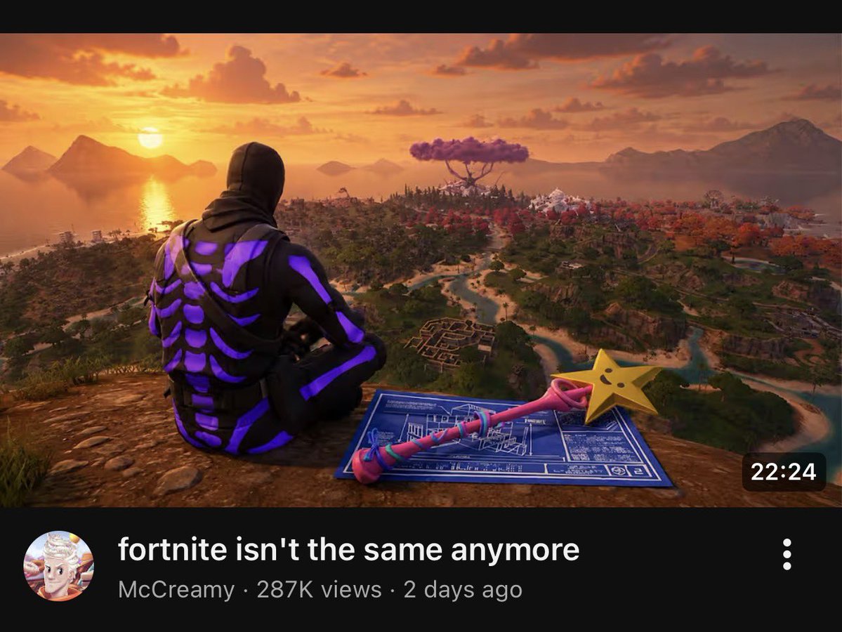 ScyanYT's tweet photo. Most big Fortnite YouTubers use AI thumbnails now 💀 https://t.co/wGWvVk83p5