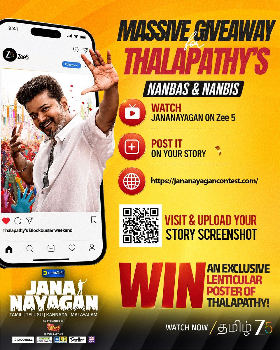 rameshlaus's tweet photo. Participate in the #JanaNayaganContest 
and win a cool poster of Thalapathy Vijay! 

#JanaNayaganOnZee5

 https://t.co/YX387aiZET

https://t.co/IJMGQjUun2