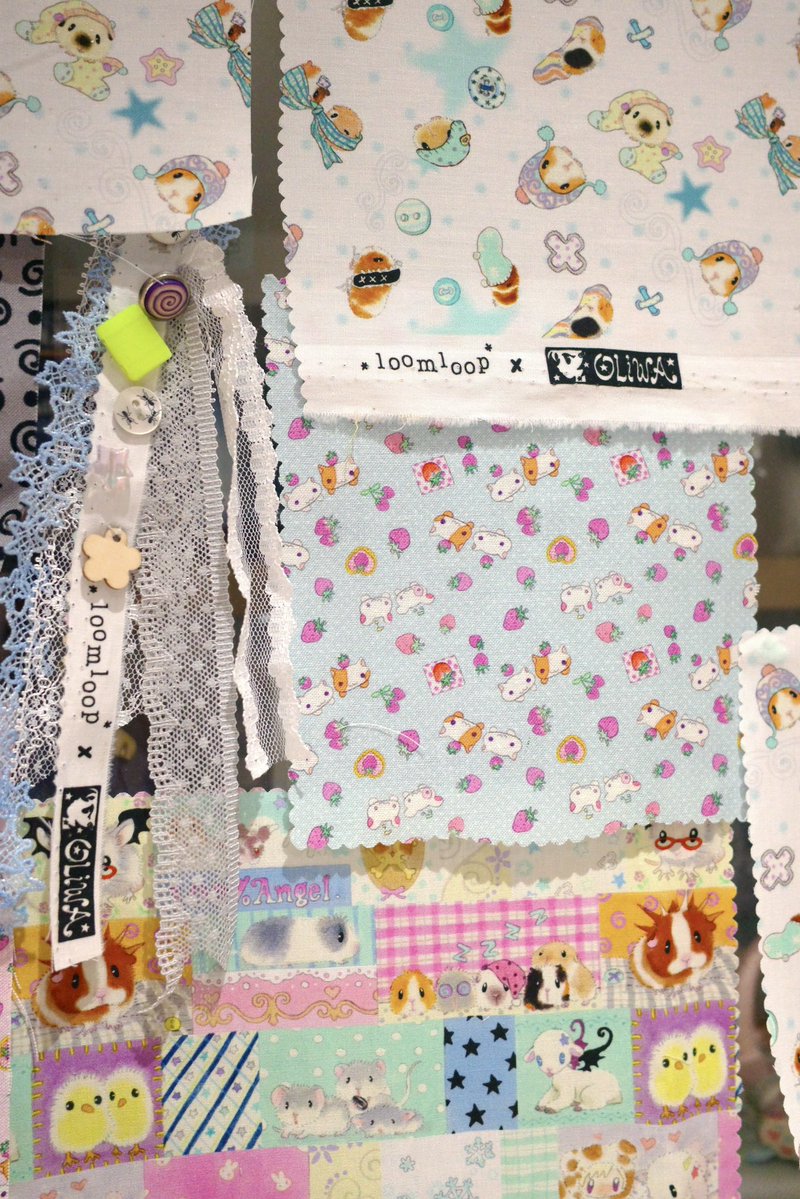 oliwabiu_'s tweet photo. This is my first time designing fabric, and I'm so thrilled (＾∇＾)! It's packed with lots of hamsters and cute little animals~ Available at “LOOMLOOP” on Taobao. https://t.co/InMjtTSDxe