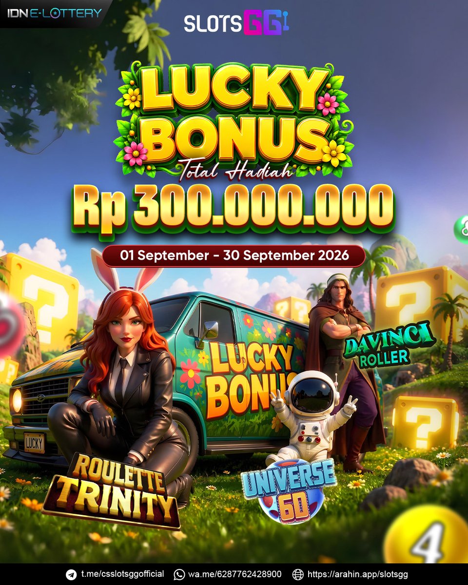 SlotsggHoki's tweet photo. ⚡ DAILY WINS MEGA GACOR HADIR!
hadir dengan hadiah fantastis hingga Rp88 Miliar 💎
Kesempatan besar sudah terbuka 🔥
Saatnya nikmati keseruan bermain bersama SLOTSGG dan raih momen terbaikmu 🎰✨

👉 Link GACOR : https://t.co/w7dP7OOrO5 https://t.co/0Zqxp4FMPP