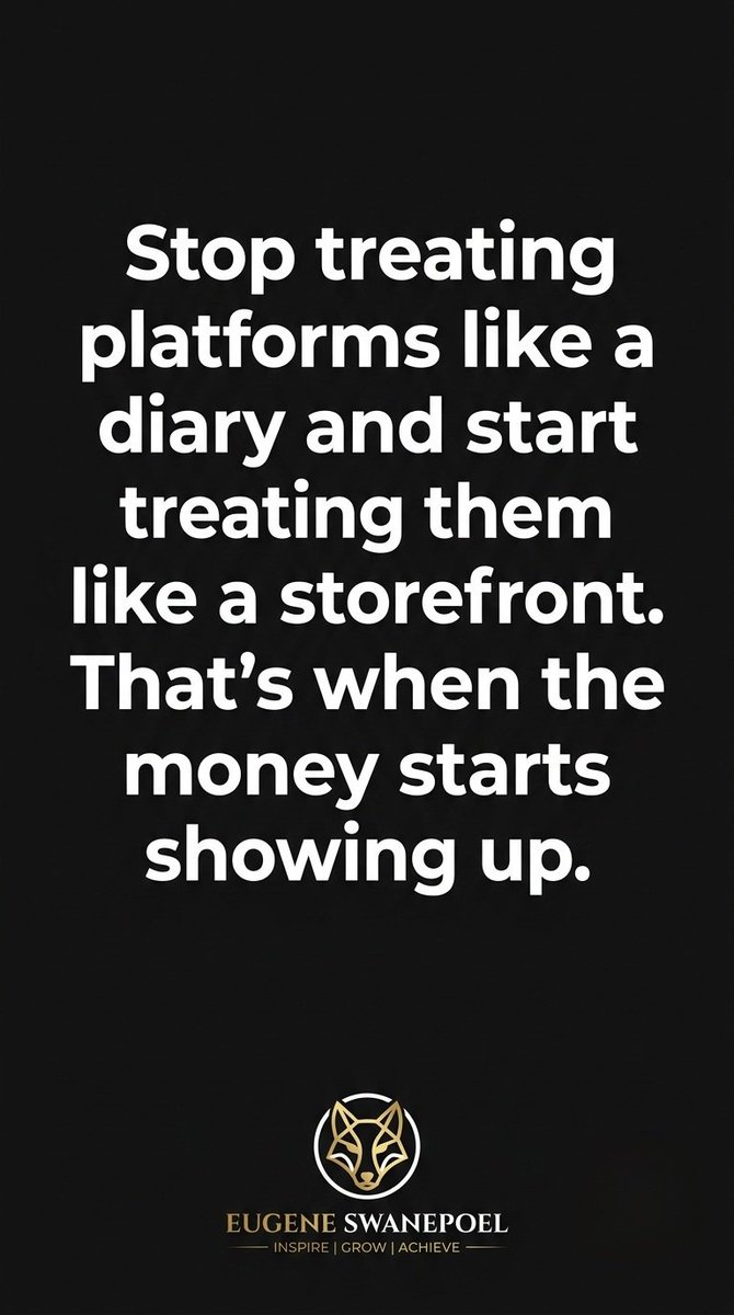 Eugene_Swane's tweet photo. #ContentAsProduct #TreatItLikeBusiness #StorefrontMindset #SellOnPlatforms #CreatorCommerce https://t.co/nPl4UQOJR8