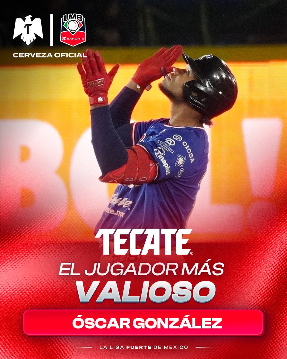 LMBBanorte's tweet photo. Respondió en el momento 😮‍💨

Gran noche de Óscar González 🗿 con el madero encendido 🔥

El MVP de la noche presentado por @CervezaTecate 🍺

#LaLigaFuerteDeMéxico💪🏼🇲🇽⚾️ https://t.co/F19F4JD2nZ