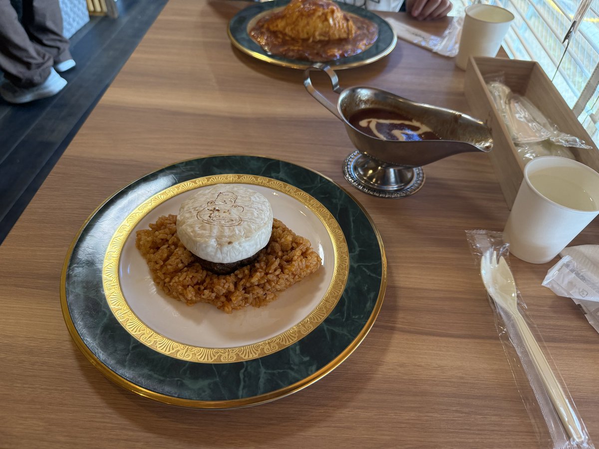 Inobetty's tweet photo. 犬山市のさん太さんでオムライス。美味しかった。 https://t.co/T4Z7qYraNb