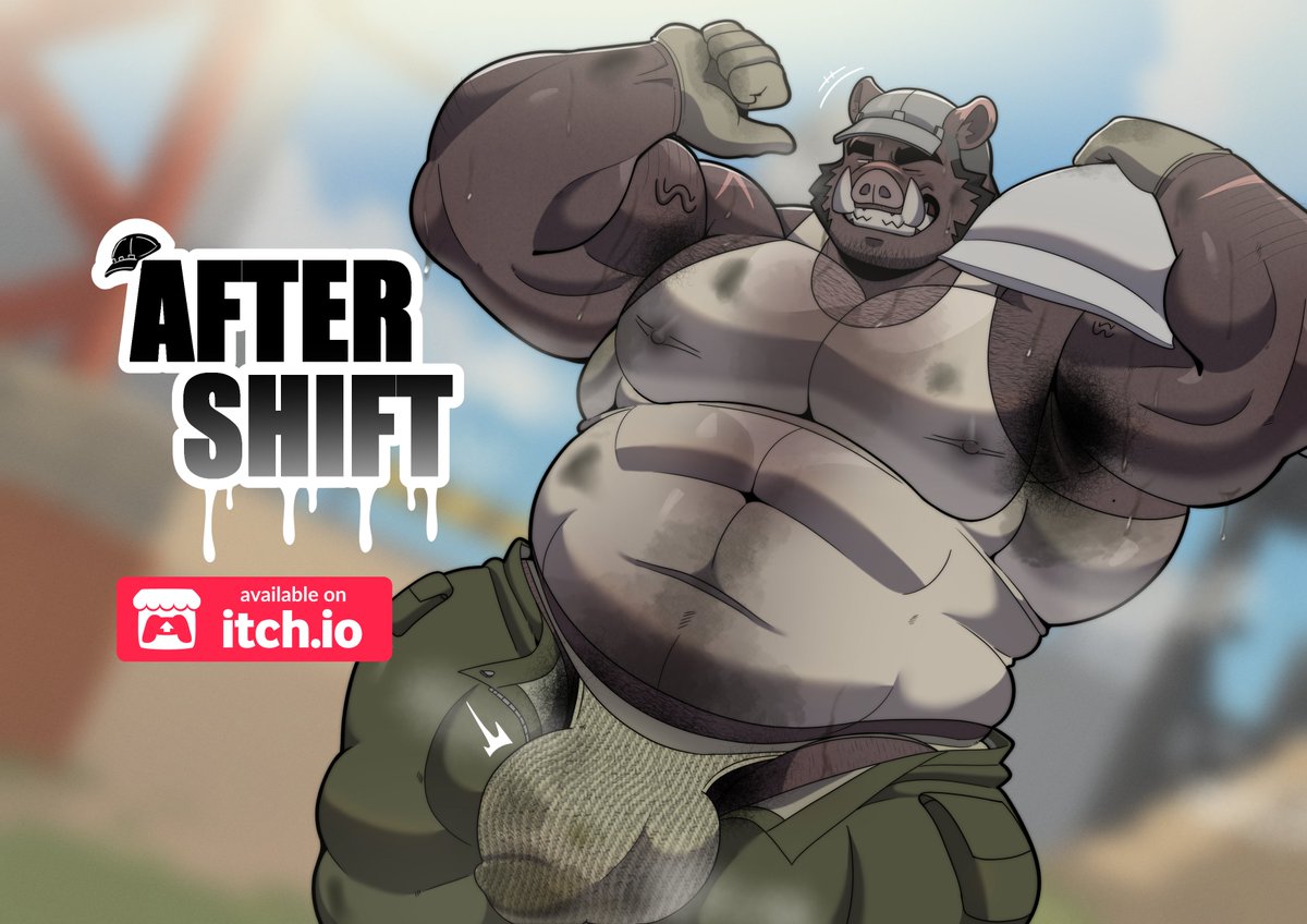MrOokii's tweet photo. Let’s smell some pit after a hard shift, guys.🐗💦

🔧After shift🧑‍🔧
Now available on my ℹ️t⊂h 👉Bio https://t.co/64QK7VQDZL