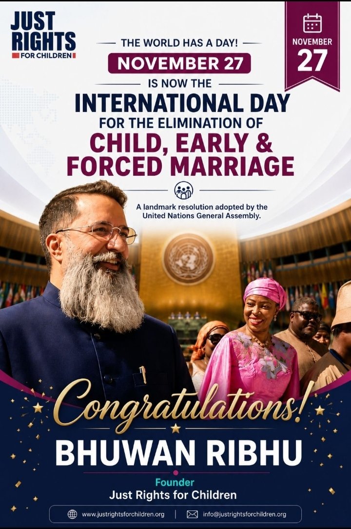 VSWOUJJAINk7's tweet photo. This victory belongs to all of us. We did this together.
@Bhuwan_Ribhu @JustRightsIndia 
#InternationalDayAgainstChildMarriage #ChildMarriageFreeWorld
@NirmalaBhuria 
@ram89651 
@SwapnilDub99210 https://t.co/ioJ1SLTC5g