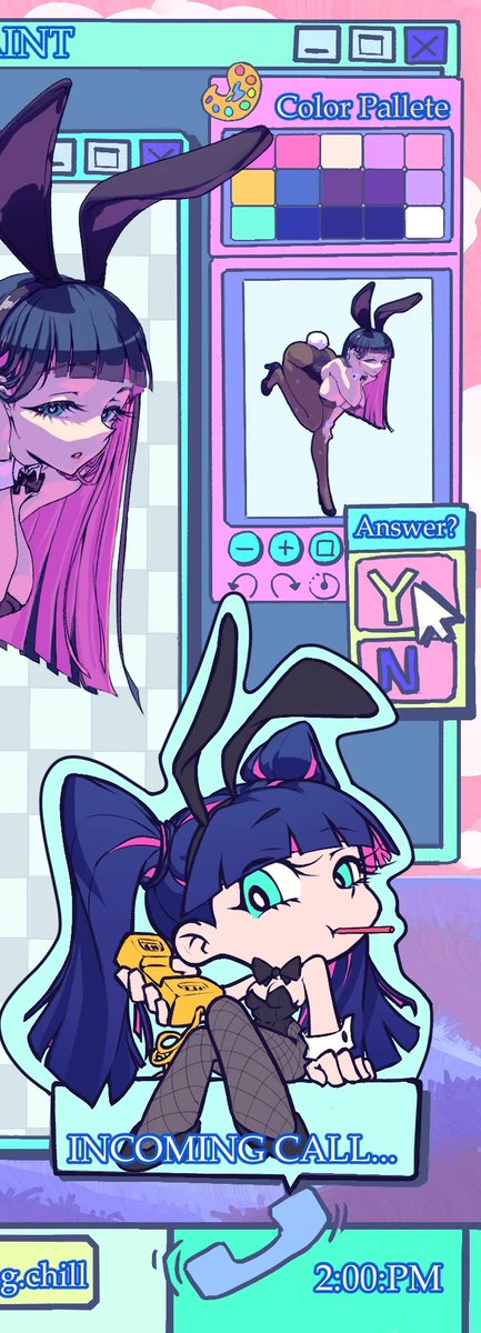 nambui_works's tweet photo. heaven never looked this loud.

#PantyAndStocking #Fanart https://t.co/m0vvJ3nvLx