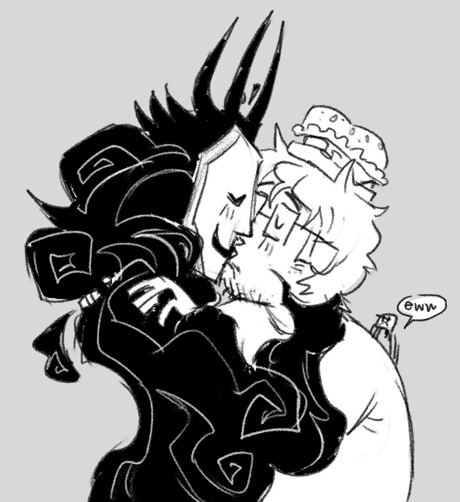 magicd0t's tweet photo. I'm kinda overwhelmed how much attention my last post got uhhh... have them kissing lol #77noli https://t.co/DOIWOIPcyO