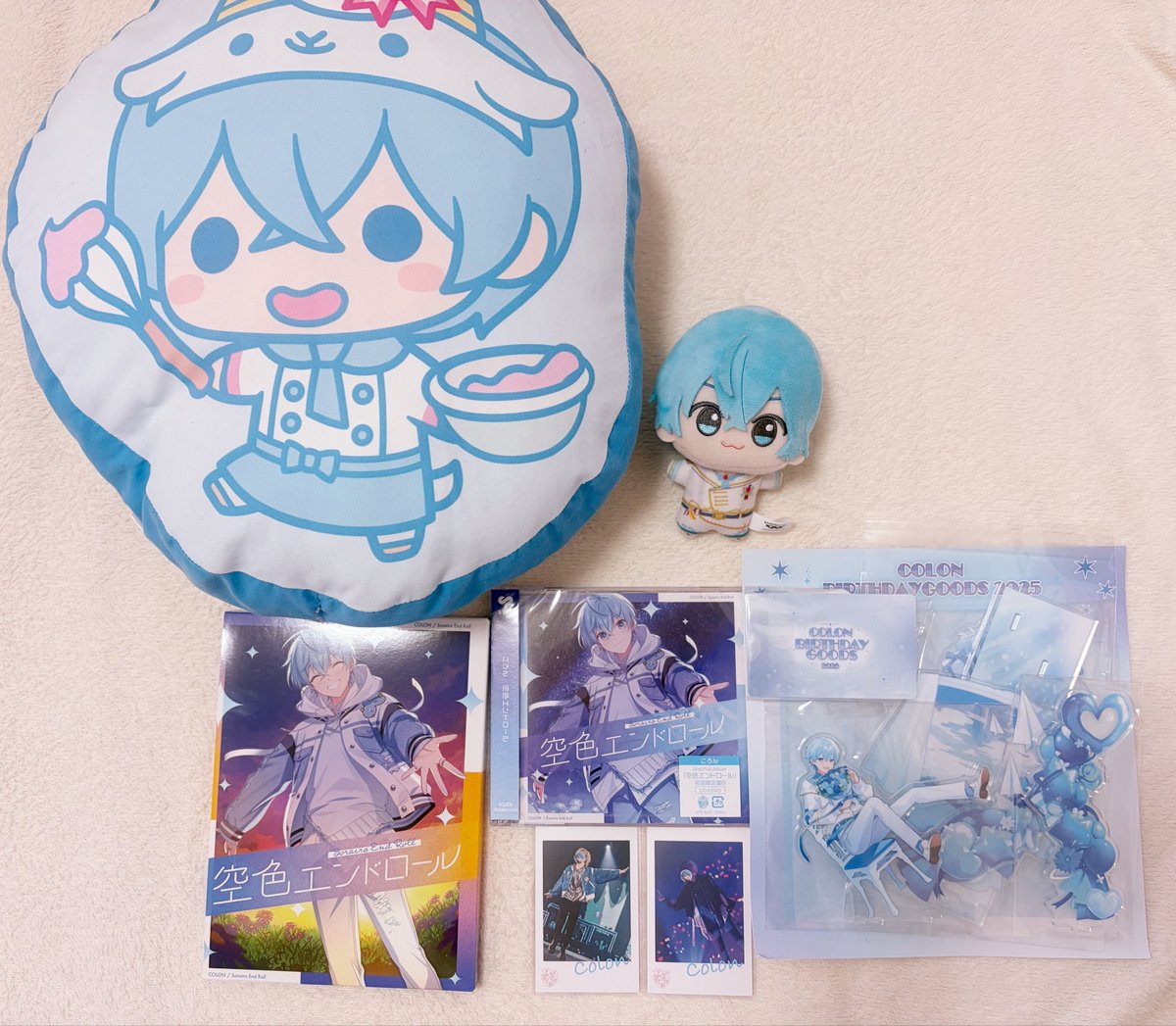 suinaa56's tweet photo. @SOLA62383436 お世話になっております。
ちびぬい 1000
クッション 1500
ブロマイド 300/枚
CD 初1500 通 600
バースデーアクスタ 3800
＋送料にてお譲り可能です。ご検討よろしくお願いします。 https://t.co/7O8c4ZXQ0F