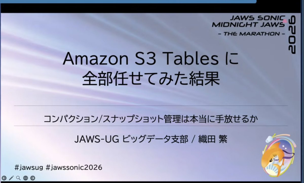 zawaooabare's tweet photo. 織田さん！
BD-JAWSは、運営募集中です🙌
#jawssonic2026
#bdjaws
#jawsug https://t.co/6lDxZIIxGY