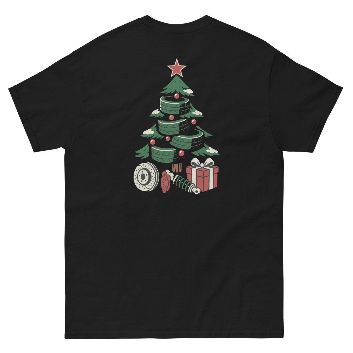 LucyphLucy's tweet photo. NEW 6 SPEED COLLECTIVE CHRISTMAS DROP! Limited tees &amp; sweaters for car people only. Driftmas Tree, Santa’s Boosted Sleigh, and Santa’s Pit Stop designs. Perfect for meets, parties, and gifts. Limited drop—when they’re gone, they’re gone. https://t.co/CwjSZR0nb7