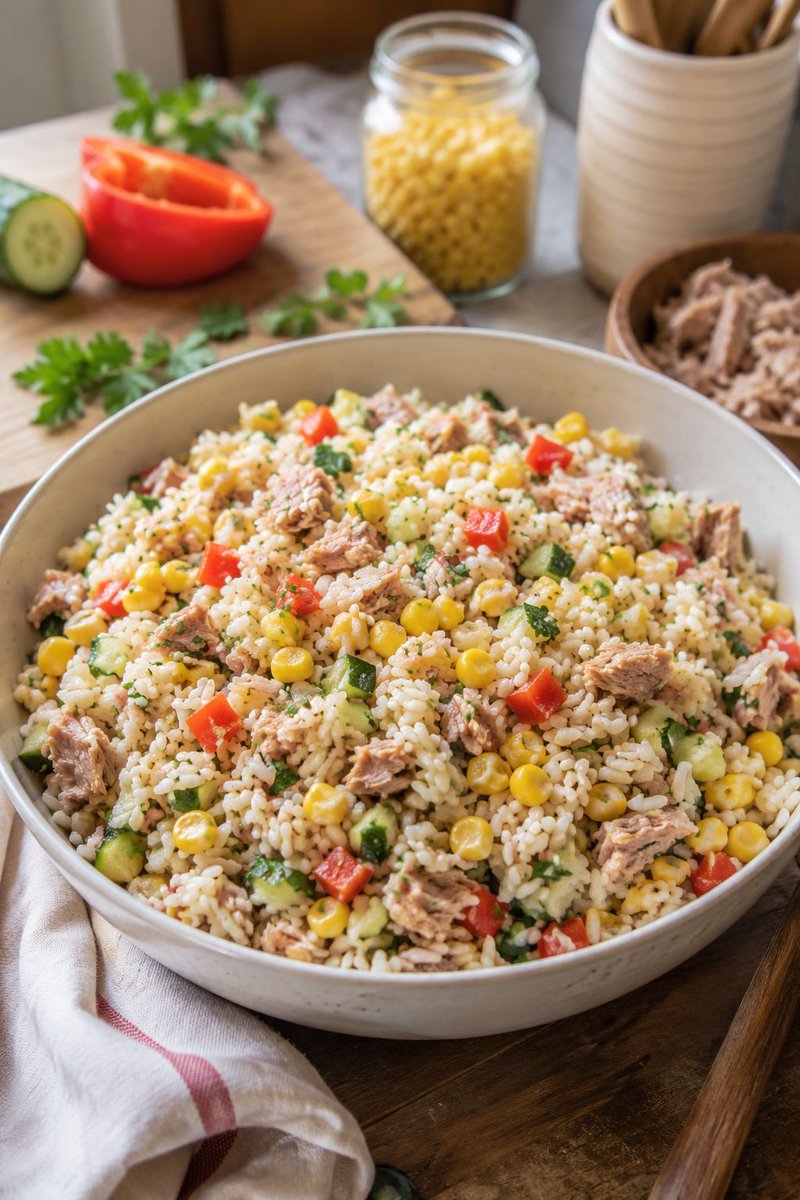 MamanGuide's tweet photo. Salade de riz au thon et maïs : recette fraîche prête en 27 min

✅ 𝐑𝐞𝐜𝐞𝐭𝐭𝐞 𝐜𝐨𝐦𝐩𝐥𝐞̀𝐭𝐞 𝐢𝐜𝐢. 👇👇
https://t.co/jRJ5RLRxAt

#SaladeDeRiz
#RecetteThon
#SaladeEstivale
#RecetteRapide
#LunchBoxIdeas https://t.co/wOx7odZYBQ