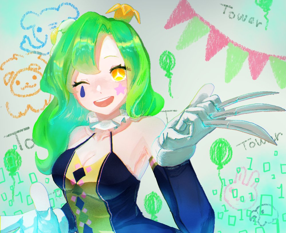 kn_pusu's tweet photo. 昨日がクレヨンの日だったらしいのでだいぶ前に描いたクレヨンを(っ'-')╮=͟͟͞͞🖍️ https://t.co/lO4H4kNOCm