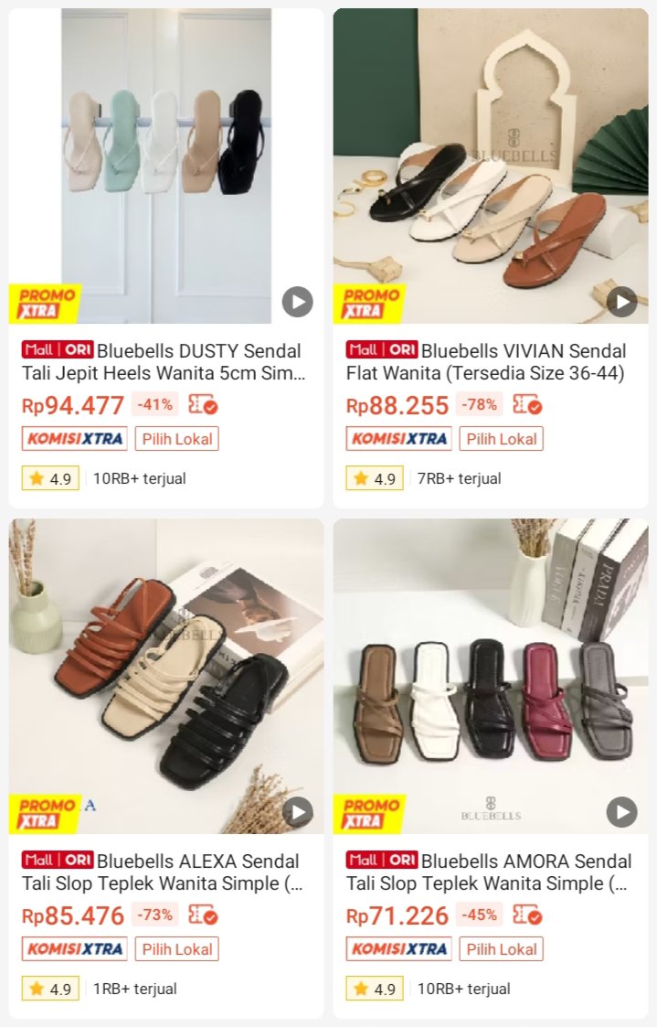 Dandelion_1102's tweet photo. Sendal MURAH tapi kualitasnya gak MURAHAN? Toko ini sih juaranya!!!
Aku udah punya beberapa koleksi dari sini dan selalu puas. Modelnya juga cakep, cocok buat daily 🤍✨

Langsung cek di tokonya ini 👇🏼👇🏼👇🏼
https://t.co/WmUaEgCnNM https://t.co/3FUwSXfOKS