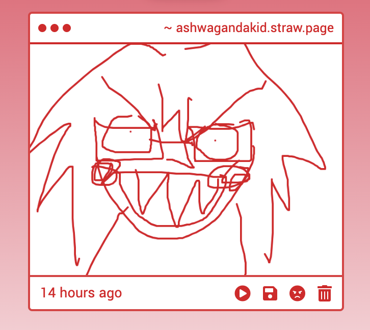AshwagandaKid's tweet photo. hi guys im back from rehab..!! im a newchanged kid i love life i domt want medical herbs. also thanm you flr my bestie's drawing!! it overwhelms me with joy to see him so evilly happy! #stayoffdrugs #iheartmyfriends https://t.co/UeMTYbAoYg