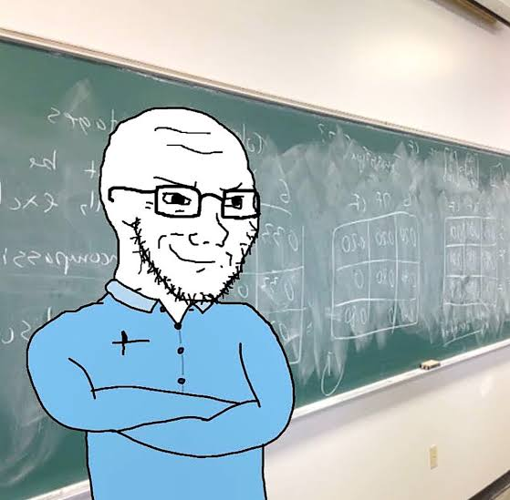 onomatopoeiatwt's tweet photo. "You want me to be fair? Heh, listen kid, the world isn't fair, if it was, I'd be a professor instead of a teacher at some crummy elementary school."

"...the world isn't fair? Gosh, that's awful! We need to fix that, Mr. Soyski!" https://t.co/wlBlpvWMqK