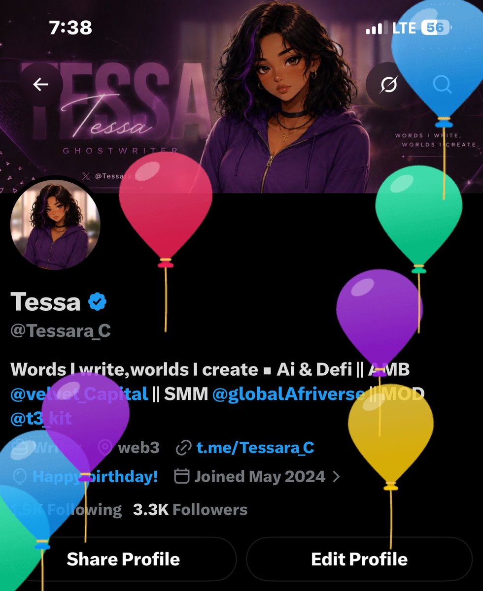 Tessara_C's tweet photo. +1 today 🙈

Happy Birthday to you,Tessa.💜 https://t.co/BZnaejV3PO