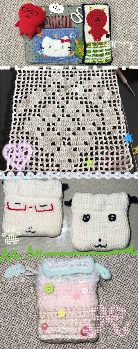 172ouo's tweet photo. #뜨친소 #트친소 #뜨개_트친소 

뜨개질, 바느질, 미싱을 주로 합니다!
최근엔 비즈공예에 관심이 생겼고 
손으로 만드는 건 다 찍먹하는 편이에요😻

꼭 뜨개계정 아니어도 좋숩니다
흔적 남겨주시면 팔로우 걸게요!! https://t.co/J08GXtiDwX