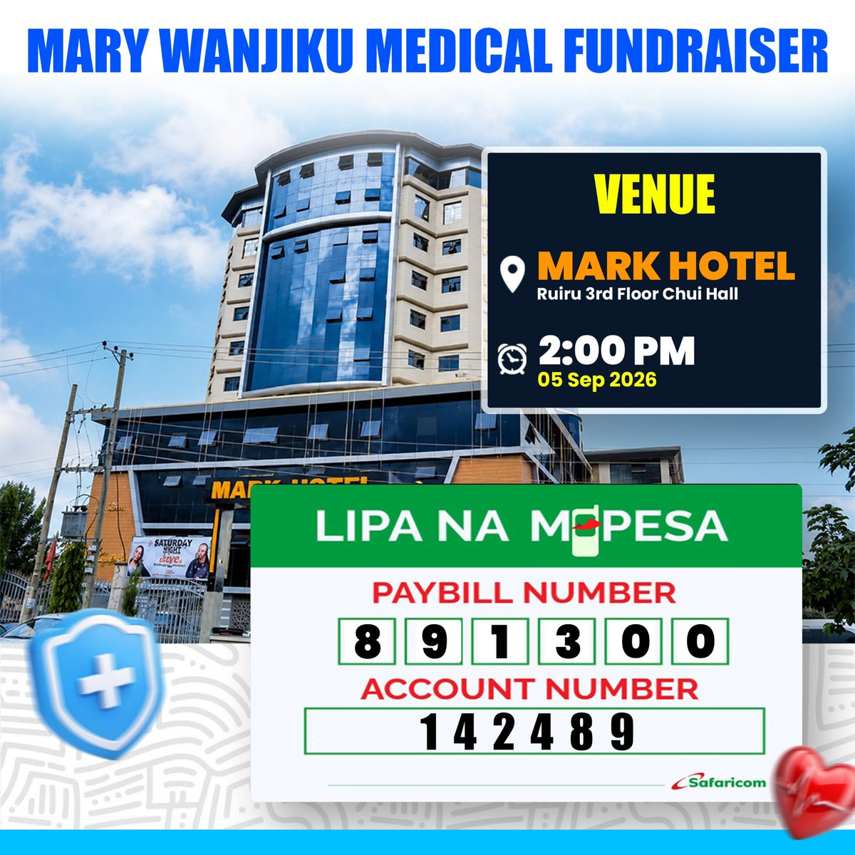 _marywanjiku's tweet photo. Good morning beautiful people of Kenya. 🙏😭
I'm sitting with this news on the very morning of my Harambee, and I honestly don't know how to hold all of this gratitude at once

We have surpassed Kes 1,000,000 😭❤️ (Total: Kes 1,014,518) 

A number that once felt impossible, crossed because thousands of you refused to stop believing in me.
Today is the day. 

My Harambee is happening at Mark Hotel, and I am so hopeful, so overwhelmed, so ready for whatever this day brings.

You have carried me from a stranger with 30 followers to this very morning, and I need you one final time. 
If you can walk through those doors at Mark Hotel today, please come. If you can't, send what you're able to, and share this with everyone you know before the day is out. This is the last stretch, and I don't want to face it without you.
Thank you. I’ll take this kindness in my heart forever ❤️🥹

Phone: 0795 526 072 (Mary Wanjiku) 
Mchanga: https://t.co/wT3y4hQvcp