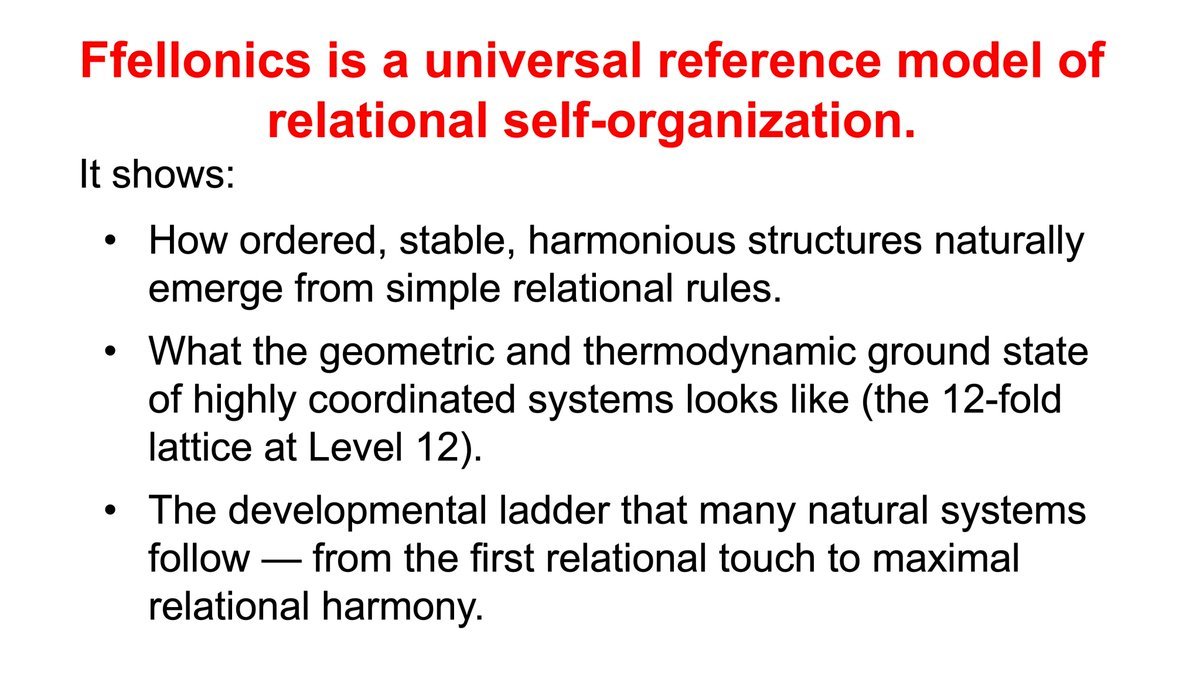 ffellonicforms's tweet photo. #geometry #nature #math #metaphysics #philosophy #physics #ffellonics #science #FreeEnergy #Hierarchy
Ffellonics is a universal reference model of relational self-organization. https://t.co/lokdUYFN9I