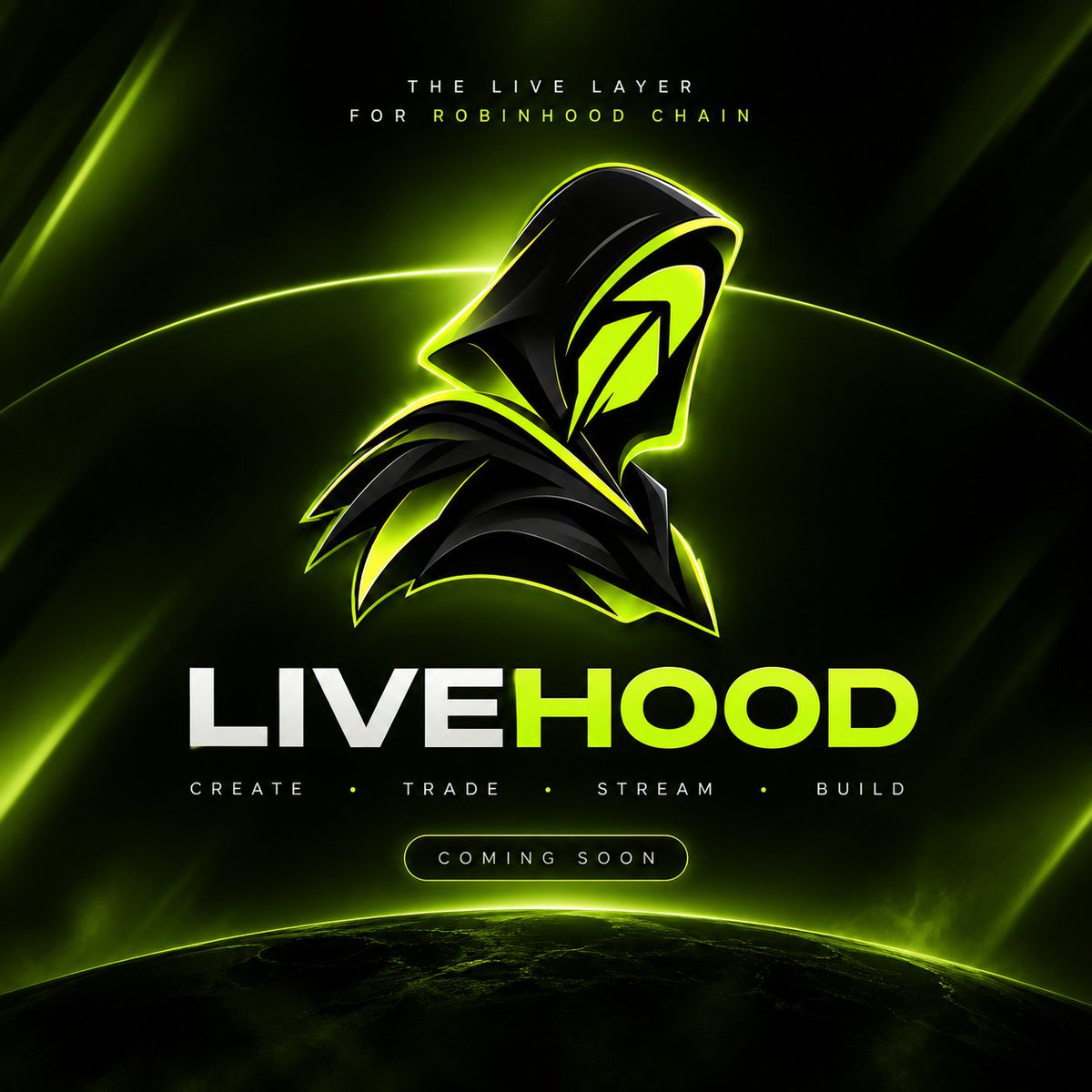 Livehood_fun's tweet photo. Create-Trade-Stream

Livehood - Coming soon on @RobinhoodCrypto https://t.co/2K3yqCHiUd