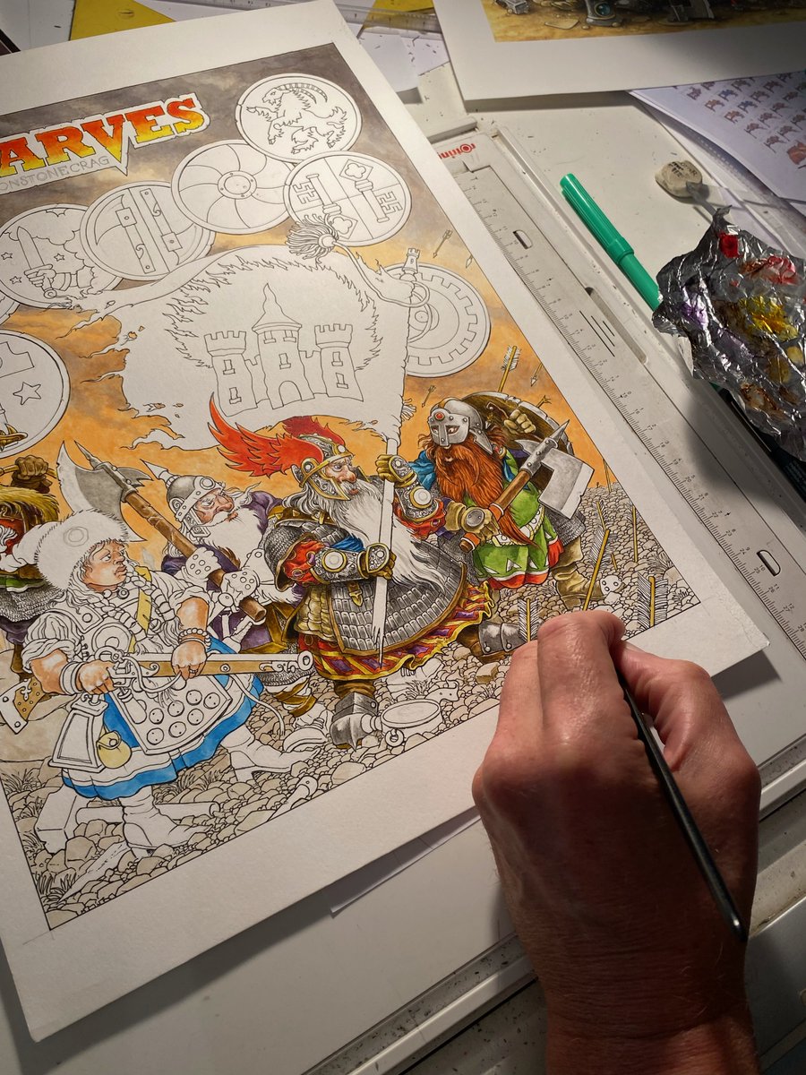 garychalkpics's tweet photo. Someone has pasted a tweet suggesting that I use AI to create my illustrations. I don't. All my pictures are made by a human for other humans. https://t.co/F1iFgjXP3p