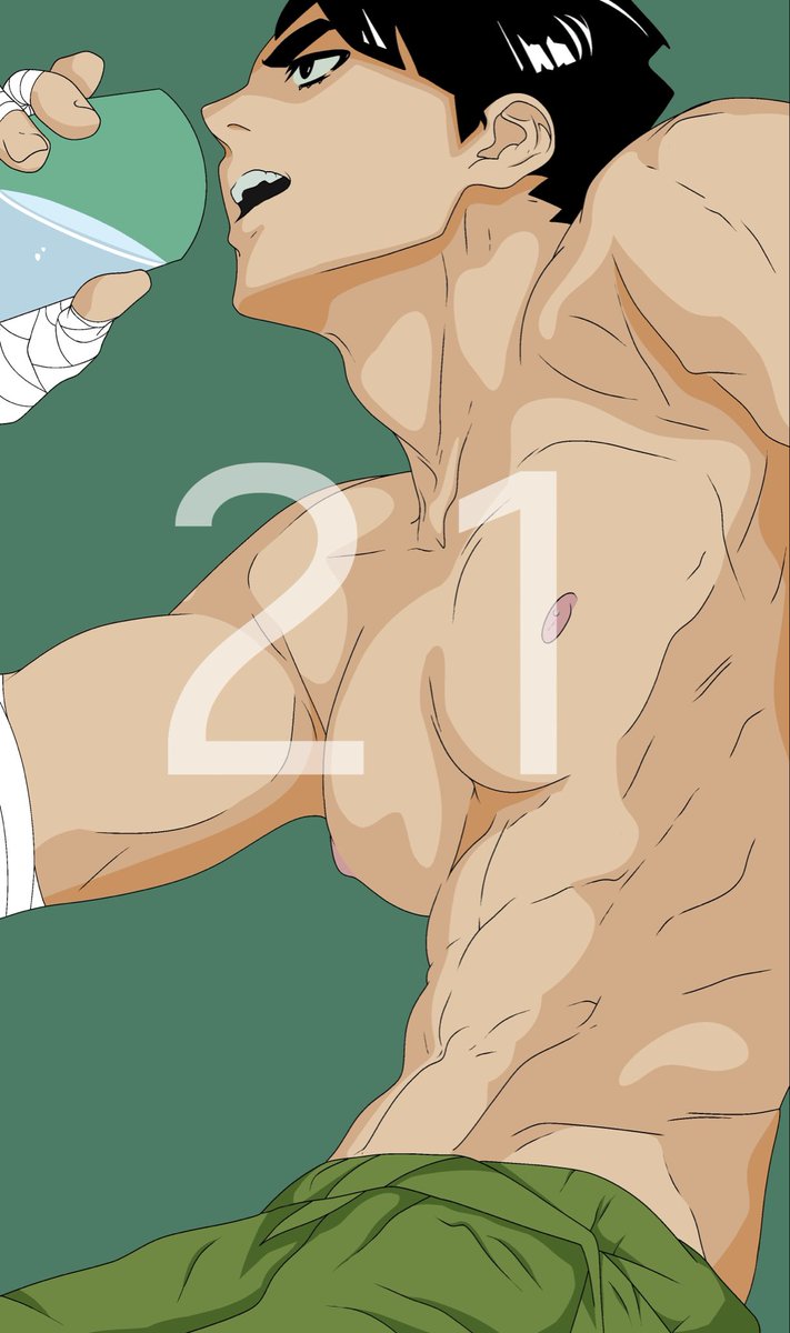 sooensin's tweet photo. I wanted to draw Rock Lee, but it didn't turn out looking all that much like him….🥲

#rocklee #naruto https://t.co/HRusljJdMH