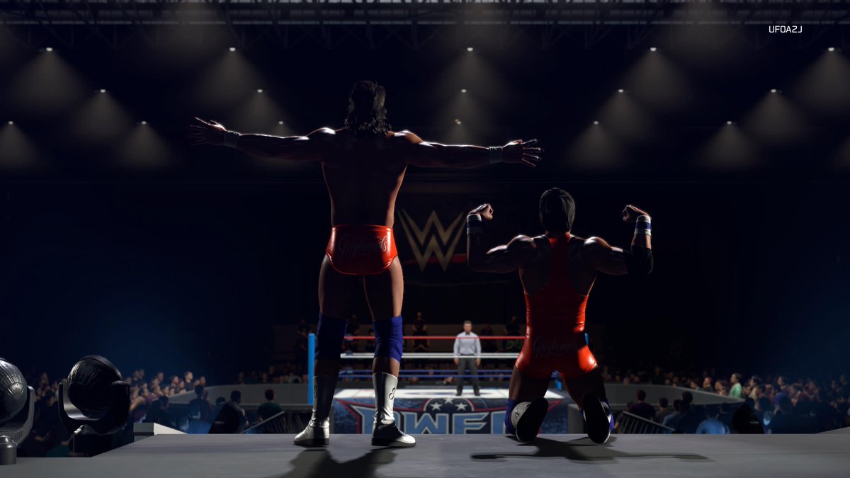 A2JWWE2k's tweet photo. 2 more dawgs on the way.
Up next, the Tag Team of The Greyhounds stable. 🤼🏻♂️
#WWE2K26 #A2J #AWFM https://t.co/TADfho9Zle