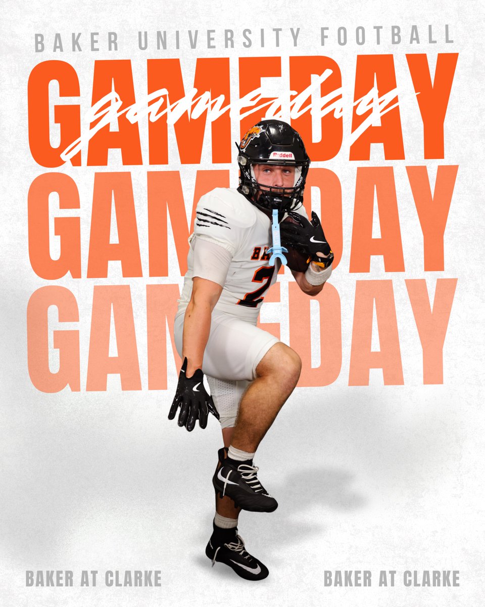 BakerU_Football's tweet photo. ON THE ROAD‼️

Kickoff @ 11 AM CDT.

#BAKERBUILDSCHAMPIONS https://t.co/b7xCUx7hj4