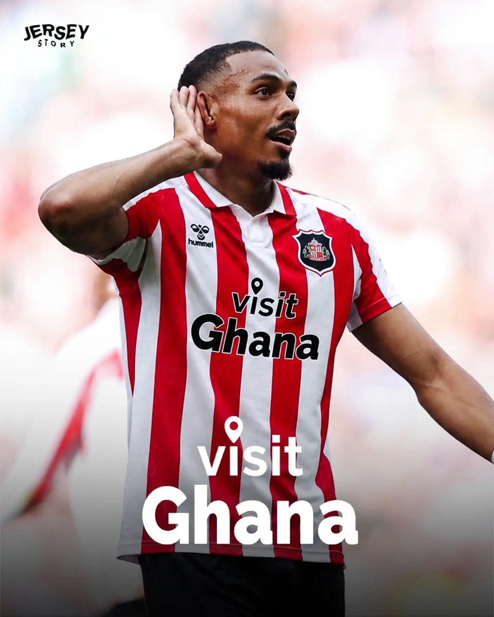 KennedyFuseini's tweet photo. Ghana is set to make Premier League history as “Visit Ghana” becomes the main shirt sponsor of Sunderland AFC in a record £10 million partnership.

The deal, which makes Ghana the first African nation to feature as a front-of-shirt sponsor on a Premier League kit.. https://t.co/vu3eNYVX5r