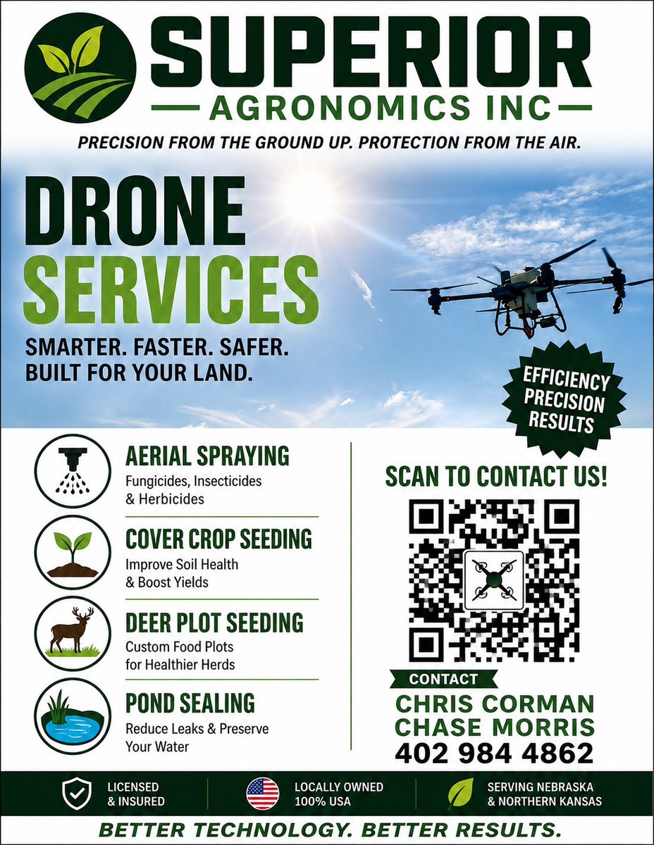 superiorag's tweet photo. Here we go !! Added services in addition to Summer Crop Scouting and Precision Soil Sampling https://t.co/CXihFW7mMY