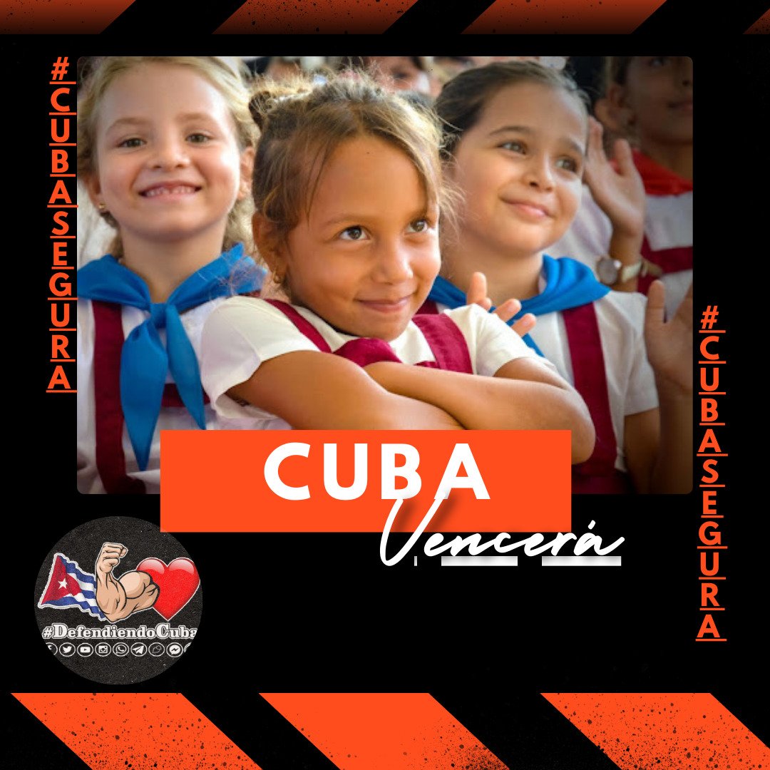 DefendiendoCuba's tweet photo. Cuba ha representado durante décadas, un faro de esperanza y ejemplo para América Latina, una pequeña isla que  a pocas millas de la gran potencia imperialista, resiste de una forma digna y soberana. 👇

‼️ El curso escolar no se detiene‼️

#CubaNoEsUnaAmenaza
#DefendiendoCuba🇨🇺 https://t.co/hmnSwr54yb