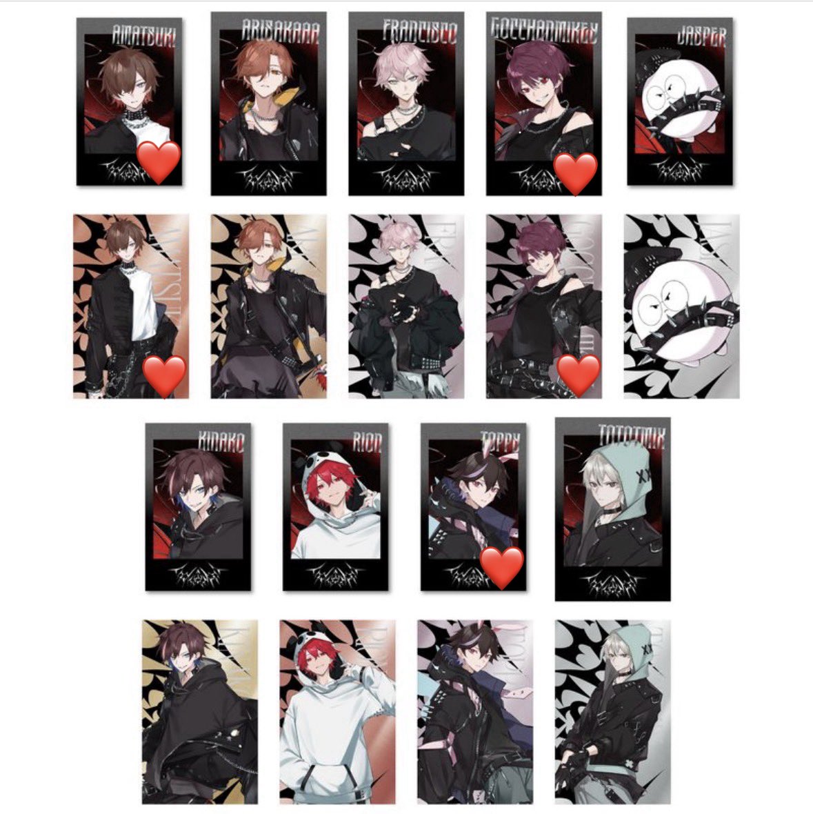 MisA_zt_'s tweet photo. 【交換】
CrazyRaccoon CR Revive
ランダムチェキカード 交換

譲▶︎画像1枚目
求▶︎画像2枚目・3枚目の❤️がついているもの

コンプ目的です

5日6日現地にいます
手渡し交換希望です https://t.co/SflCi7CLUj